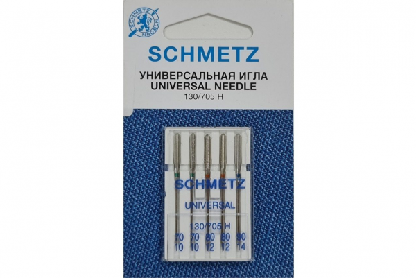Иглы Schmetz универсальные (70x2, 80x2, 90x1), 5 шт в Кашине